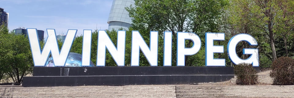 Winnipeg Sign at The Forks